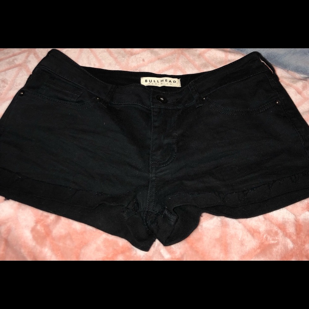 Bullhead Denim Co. Black Shorts